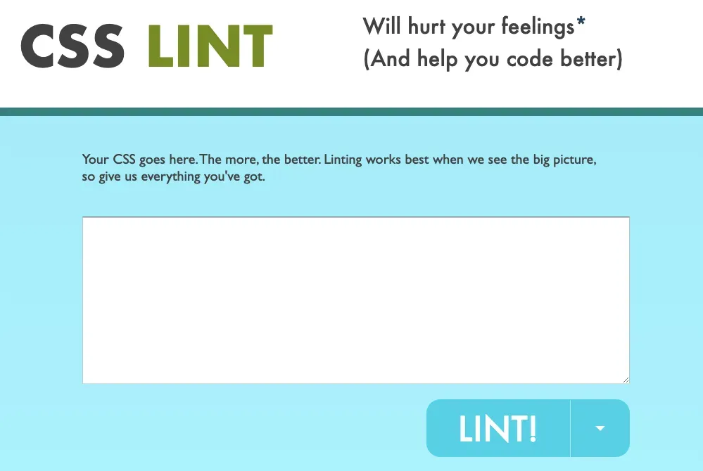 CSS LINT